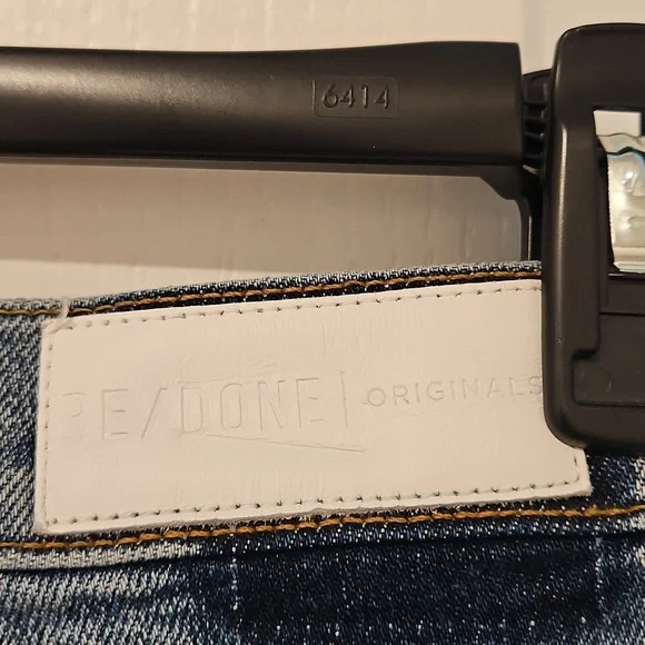 Re/Done High Rise Blue Jeans Size 31 - Picture 5 of 5